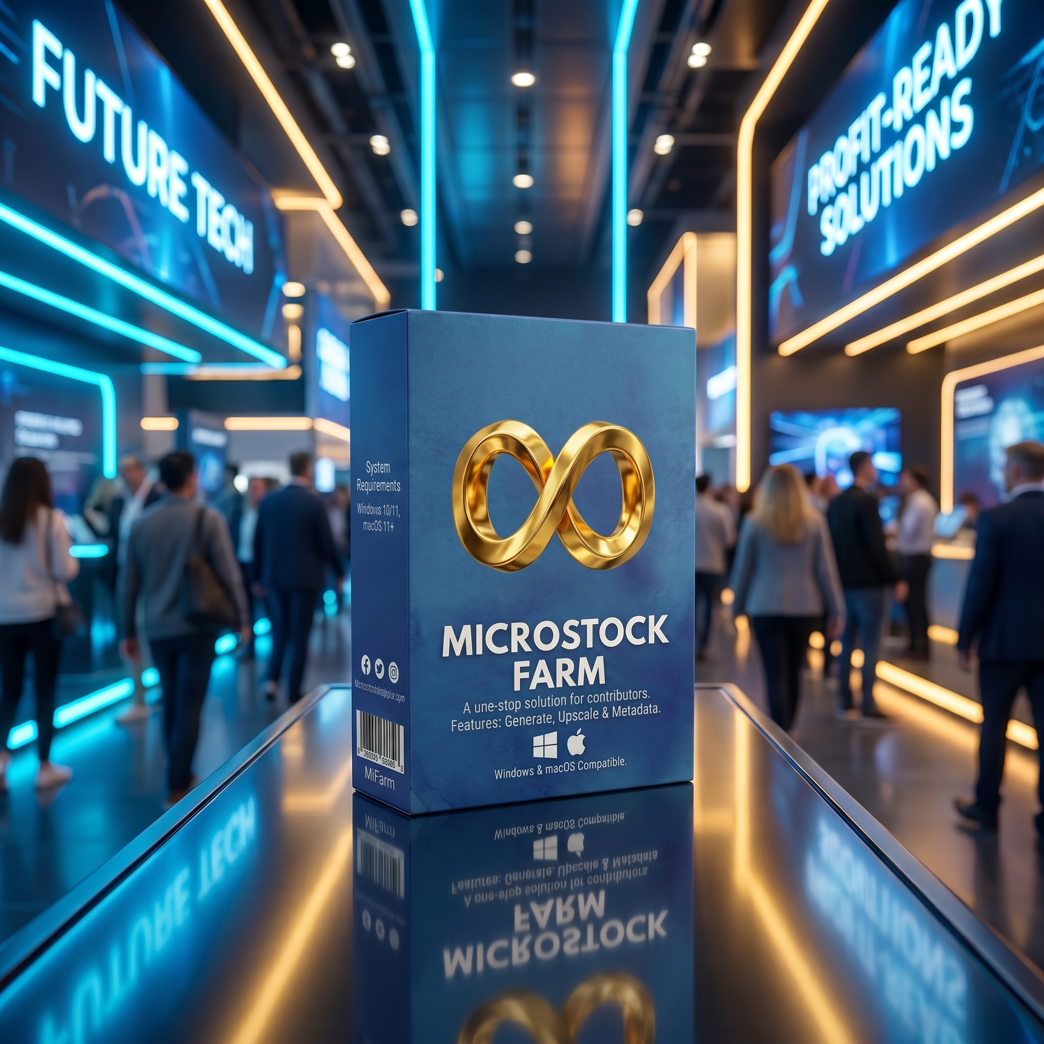 AI Generated - Dynamic high-speed commercial